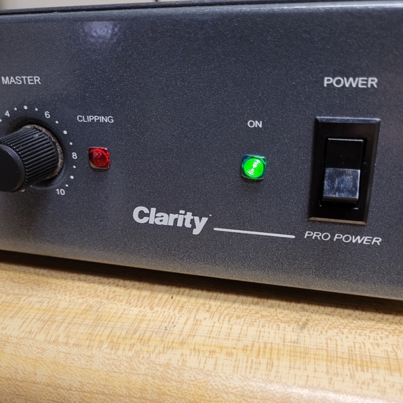 Clarity SMA-40 Mixer Amplifier 40W Audio Power 4 Channel EQ by Valcom - Picture 2 of 9